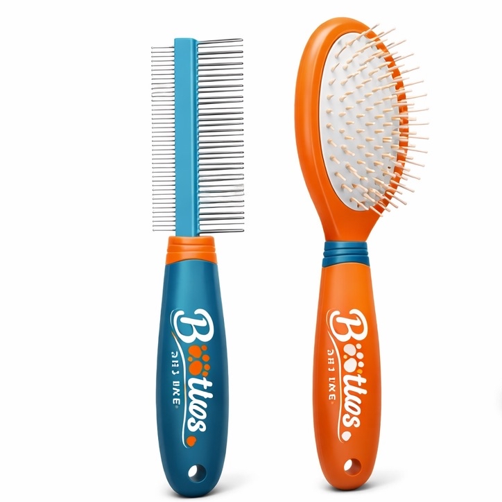 Booties Comb + Brush Combo – Gentle Grooming for Dogs & Cats